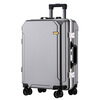 Xiaomi Li high-end suitcase can seat 22 people, suitcase for men and women, 20 boarding case, college student business large capacity, 26 trolley case, supreme aluminum frame, dark gray, 20 inches, boarding size