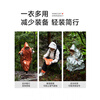 Outdoor emergency thermal insulation raincoat, thermal blanket, outdoor life-saving equipment, life-saving cold-proof emergency blanket, tin foil anti-loss blanket, thermal raincoat-orange L, height 170cm or above