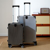Trolley suitcase aluminum frame 20 boarding 22 large capacity 24 strong and durable 26 thickened 28 student 30 travel code gravel gray 22 inches