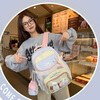 VICTORIATOURIST junior high school student schoolbag female high-profile lightweight backpack high school student college student computer bag burden-reducing large-capacity backpack