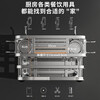 JCZS kitchen knife rack storage rack stainless steel 2025 new multi-functional cutting board, knife and chopstick cage integrated 304 stainless steel, widened and heightened 2.47KG, upgraded and thickened, knife guard