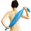 Old-fashioned bath towel rubs the dust under the cloth Northeast bath towel ladies rubs the dust towel rubs the dust artifact for men not fine sand-blue-dots 9828 cm