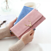 Youguan Wallet Women's 2025 New Women's Long Wallet Fashion Retro Frosted Wallet Zipper Large Capacity Mobile Phone Bag Women Black