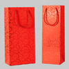 Red wine bag gift bag single package wine champagne handbag birthday holiday gift tobacco and wine packaging bag golden totem single package 5 pieces
