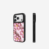 CASETIFY Sakura Series Puff Sakura Suitable for iPhone17/16/15 Air/Pro/Max Mirror Magnetic Magsafe Phone Case Mirror Black Frame Magsafe iPhone 17 Pro Max
