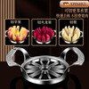 YPINHUI Multifunctional Stainless Steel Sydney Apple Slicer Divider Home Cutting Fruit Core Remover Quick Cutter Extra Large 16 Cut