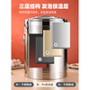 Stainless steel insulated ice bucket, ice powder bucket, large capacity rice bucket, soup bucket, ice bucket to keep cold, 10L without faucet, holds about 18 pounds of water, PU foam/three-layer insulation, three cards