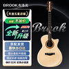 BROOK s25 guitar veneer folk guitar top single wood guitar guitar for beginners 40-inch solid wood color chipped corner S25N-ACG