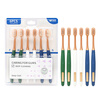 HERM S Soft-bristled gum-protecting toothbrush Hermings wide-head ultra-fine tooth cleaning soft-bristled adult home cleaning card Sam gum-protecting soft-bristled toothbrush * 6 pieces