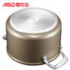 ASD (ASD) pot set non-stick frying pan less oil fume three-piece set magnetic flux pot/soup pot/frying pan non-stick three-piece set