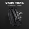 REEYEE large capacity men's travel bag multifunctional fitness bag dry and wet separation handbag waterproof boarding bag luggage bag cool black upgraded version 40L