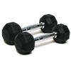 SPRI Premium Rubber Dumbbell 25-Pound 25 lbs (approx. 11340 g)