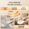 Haier's nationally subsidized Xiaochubao electric water heater 8 liters EC8FA first-level energy efficiency JD.com self-operated 2200W fast heating and large water volume household kitchen small water storage type hot water heater