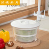 Ye Yu fruit and vegetable dehydrator, salad spinner, fruit washing basin, draining artifact spinner, water spinner, vegetable basket, 5L large capacity vegetable dehydrator