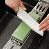 Fat Donglai same style whetstone white corundum double-sided household kitchen knife 1000/6000 mesh whetstone set