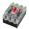 LBAJI three-phase three-wire transparent shell molded case circuit breaker 3P air switch DZ10-40A/63A/100A/160A 63A 3P