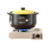 Special casserole for gas stove, household high temperature resistant dry-fired non-cracking soup pot, ceramic clay pot, stew pot 3.1L, suitable for 3-4 people, lithium ore formula 3.1L