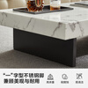 Quanyou Home Tea Table Living Room Modern Simple Marble Rectangular Coffee Table Light Luxury High-Quality New Tea Table