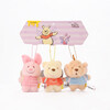 Disney genuine Winnie the Pooh, Peggy the Pig, Eeyore and Bean plush pendant, backpack pendant, key chain pendant, 10cm Disney Tigger cute sticker pendant, genuine authorization + anti-counterfeiting label