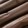 Xiangyin shopping mall same style thick leather long leather down 2545113010 tea brown M