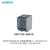 Siemens SITOP series PLC power supply 6EP1336-3BA10, single-phase DC 24 V/20 A