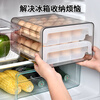 Home Story Japanese Refrigerator Egg Storage Box with Cover Special Drawer-type Food-Grade Frozen Fresh Box Kitchen Storage Artifact Drawer Double-layer Egg Box Single Pack