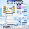 Midea Xiongdundun Pro600L French style multi-door large capacity ultra-thin zero-embedded dual system dual cycle frost-free freshness first level energy efficiency national subsidy (supports Hongmeng Zhilian) BCD-600WUFIPZM (E) Haibei White