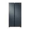 Haier refrigerator 616 liters double-door air-cooled first-level dual-frequency large freezer area energy-saving low-noise surround air supply household large-capacity refrigerator 616WGHSSEDC9 black gold purification
