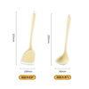 SUPOR (SUPOR) silicone cooking spatula, soup spoon, colander, kitchen silicone spatula, cooking spatula, high temperature resistant kitchen utensil spatula, Chinese spatula + soup spoon, high temperature resistance, no odor, not easy to damage the pot