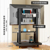 KAYQEE TV mobile stand (32-100 inches) TV stand floor-standing mobile cart conference stand is suitable for TCL Hisense Skyworth Changhong Xiaomi and other TV stands 32-80 inches Comes with perforated board storage/save space