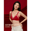 Ancient and modern (GUJIN) animal year red underwear women's suit to lift big breasts and show small bra for women to get married and the bride's zodiac sign is the year of the horse 2733 Good Luck Gift Box 70A B =32AB
