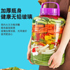 RSRDDY wine glass bottle food-grade household sealed jar with lid kimchi jar pickle special home-brew bottle empty bottle 30 catties thickened without faucet with wine lift