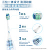 Philips (PHILIPS) Xiao Zhan recommends sonic electric toothbrush Diamond 3 series as a New Year gift for couples to give to boys/girlfriends Micro-bubble water flow HX5181/01 Haoyue White