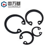 Guwanji 65 manganese steel hole with circlip inner circlip C-type retaining ring hole card stainless steel hole with elastic retaining ring national standard accessories 47 20 pieces 65 fierce