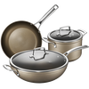 ASD (ASD) pot set non-stick frying pan less oil fume three-piece set magnetic flux pot/soup pot/frying pan non-stick three-piece set