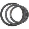 Taipeng household steel plate stove ring wood stove special stove ring gasket iron barrel stove lid gas tank modification earth stove accessories 2 rings outer diameter 29-25 cm suitable for 35 stoves