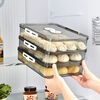 Huaiman food-grade dumpling box household dumpling box multi-layer storage box anti-stick thickened frozen dumpling wonton large capacity storage coffee color default three layers (storage about 150 dumplings)