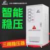 Shanghai People's fully automatic AC 380v three-phase voltage stabilizer 9 20kW 40 60 80 100kva power supply SJW-9KVA