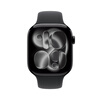 99% new Apple Watch second-hand GPS model S11+46mm bright black aluminum case+M/L medium and large black strap AppleWatch/iWatch student bracelet
