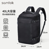 Samfolk large capacity backpack men's travel outdoor business trip boarding luggage bag backpack computer bag ballistic nylon 40L