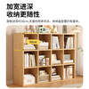 Quanpinwu solid wood bookshelf bookcase floor-standing low bookcase grid solid wood shelf cabinet storage cabinet living room storage cabinet 2120