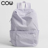 COW backpack female junior high school student high school student school bag large capacity backpack ultra-light casual high-value fog gray purple