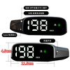 2025 new driving recorder solar hud speed head-up display car safety warning instrument overspeed warning collection add purchase priority delivery