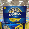 TAMPAX spot tampon long catheter type built-in menstrual cotton swab 96 swimming sanitary napkins 96 R*4