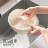Bayco rice cleaning artifact, rice washing sieve, rice washing basin without leakage, kitchen colander, vegetable basin, fruit washing basket, BX6943