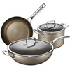 ASD (ASD) pot set non-stick frying pan less oil fume three-piece set magnetic flux pot/soup pot/frying pan non-stick three-piece set