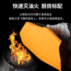 Silicone fire-extinguishing blanket, household fire-fighting certified kitchen fiberglass fire-resistant blanket, flame-retardant cloth, commercial national standard, 1 meter silicone fire-extinguishing blanket, single box
