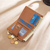 Old lady wallet large capacity short two-fold card holder money note holder clutch bag coin purse birthday gift for girlfriend