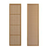 Jieyunmao open wardrobe door rattan folding sliding sliding Japanese style wardrobe door bamboo solid wood louvered cloakroom door rattan folding sliding door 780 per square