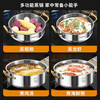 ZWILLING German stainless steel steamer 316 food grade thickened household multi-layer cooking pot hot pot induction cooker universal soup pot double layer extra thick 316 steel one-piece molding 28cm